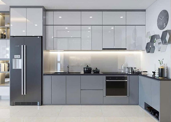 Đánh giá độ bền của tủ bếp nhựa Acrylic