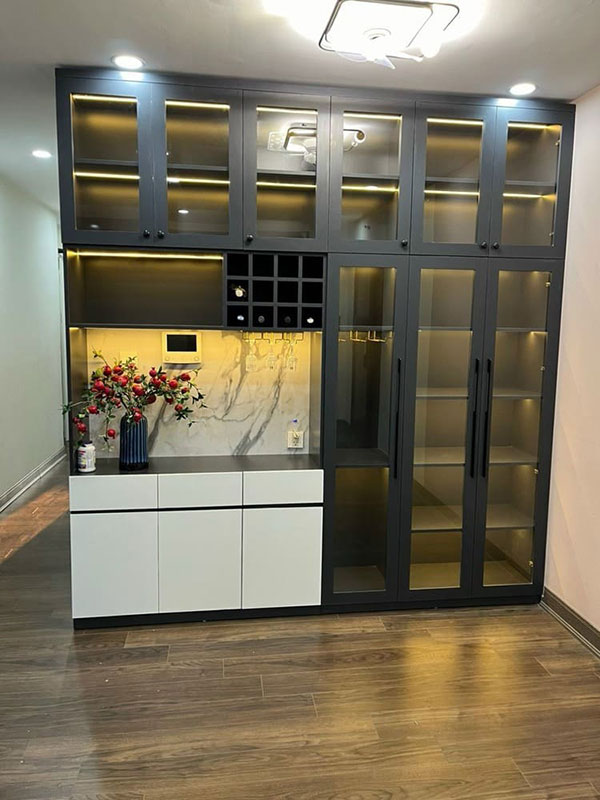 Thiết kế thi công tủ rượu tại Hải Phòng